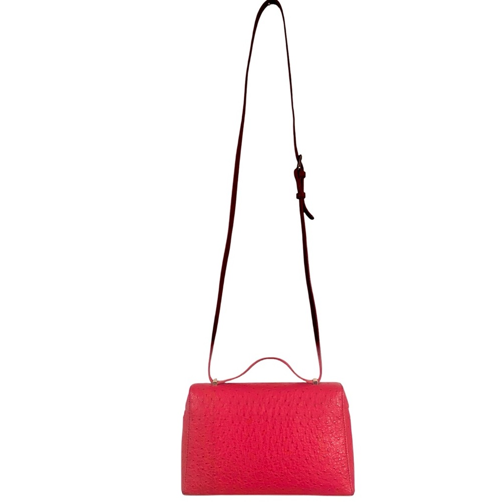 Faux Ostrich Leather Women's Crossbody Bag - Picture 4 of 4